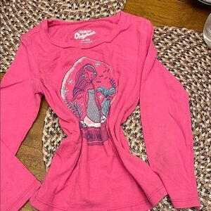 OshKosh Pink Long Sleeve Mermaid Shirt